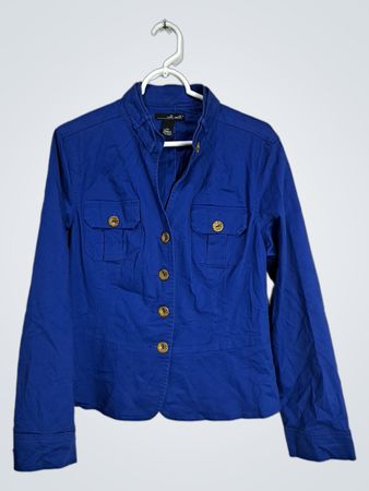 Willi Smith Blue Cotton Shirt