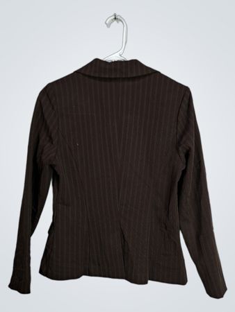Brown Pinstripe Blazer