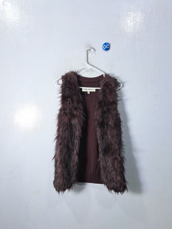 Brown Fur Vest