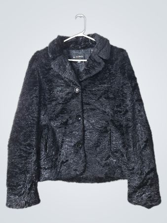 le chateau Black Fur Jacket