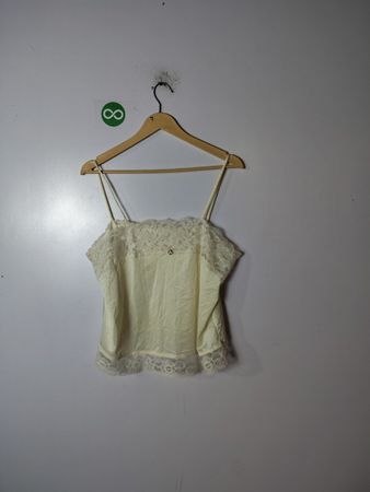 Cream Lace Trim Camisole
