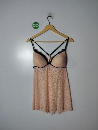 Peach Lace Cami Top