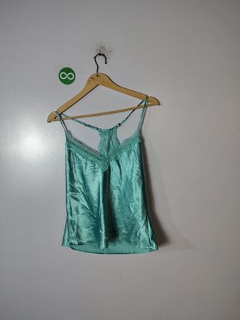Teal Lace Camisole