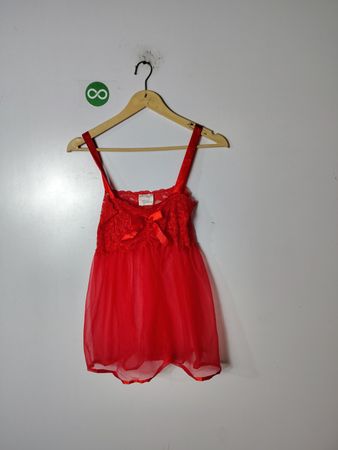 Red Lace Chemise