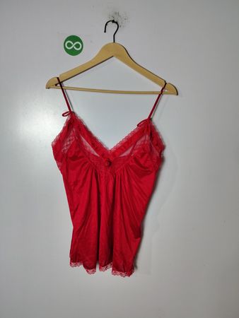 Red Lace Camisole