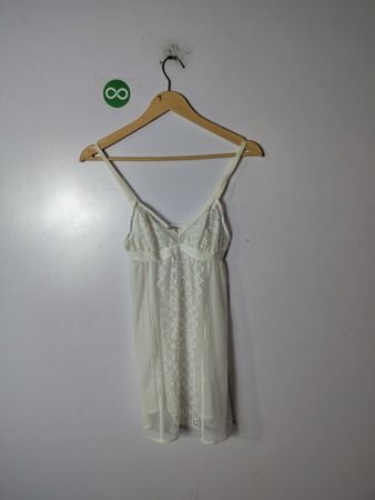 Unbranded White Lace Cami Top
