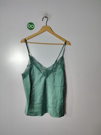 Green Lace Camisole