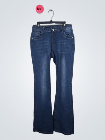 Blue Denim Flare Jeans