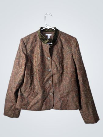 Charter Club Paisley Jacket