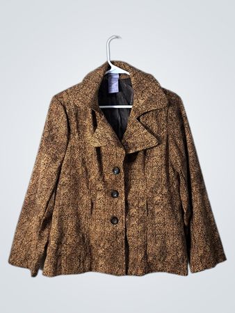 Laura Scott Brown Coat