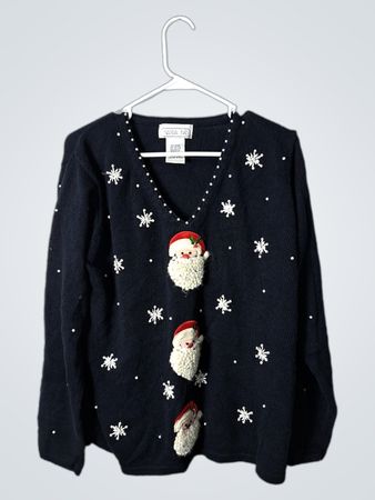 Mandal Bay Santa Embellished Sweater
