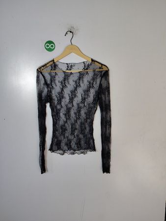 Black Lace Top
