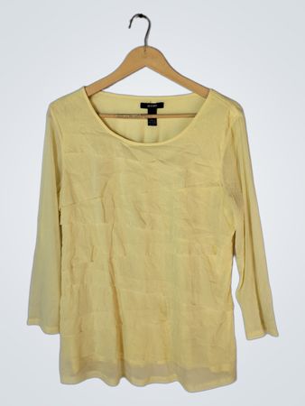 Alfani Yellow Long-Sleeve Shirt