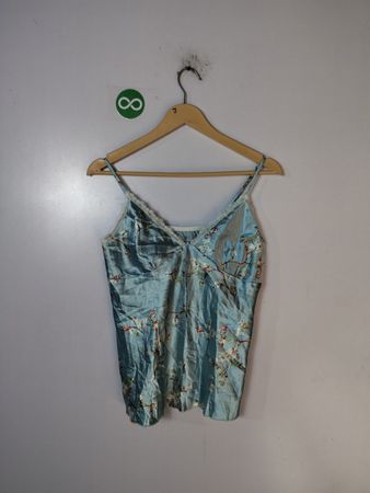Blue Floral Camisole