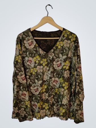 Floral Long-Sleeve Top