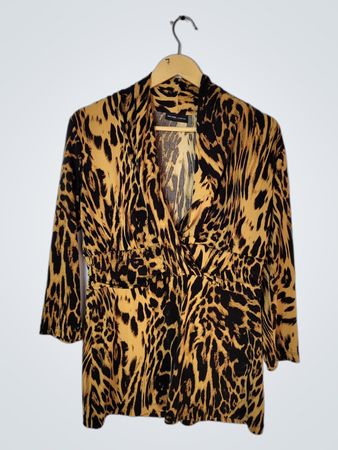 Animal Print Blazer
