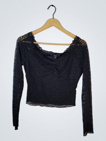 Black Lace Top