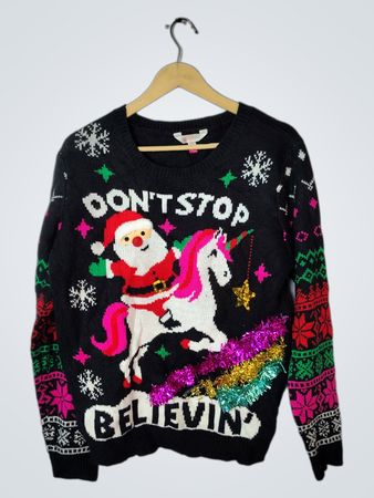 No Boundaries Christmas Graphic Sweater
