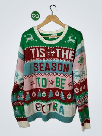 No Boundaries Christmas Knit Sweater