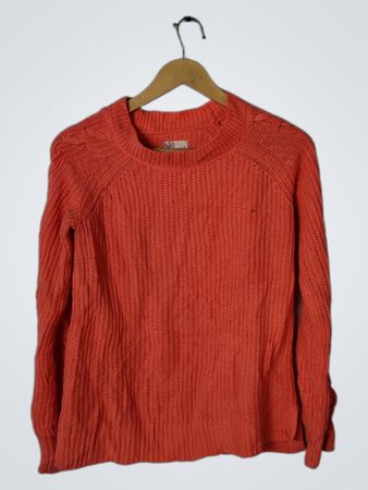 Orange Knit Sweater