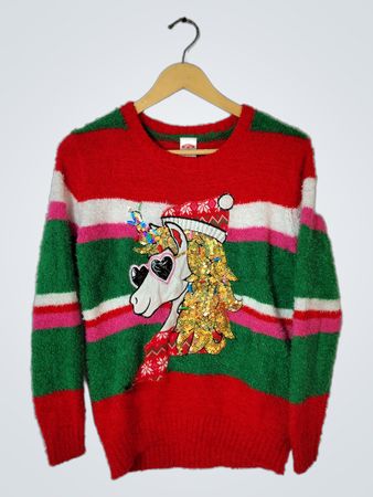 Holiday Time Christmas Unicorn Sweater