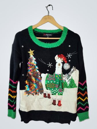 Christmas Llama Sweater