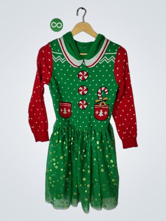 The Children's Place Girls Christmas Elf Dress