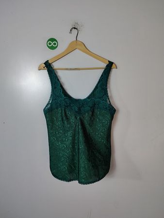 Green Lace Camisole