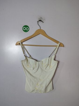 Cream Embroidered Camisole
