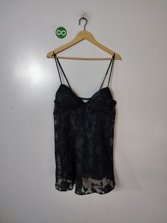 Black Floral Camisole
