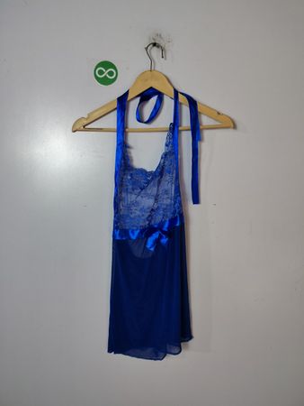 Blue Lace Chemise