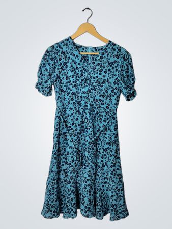 Blue Floral Dress