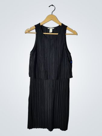 Black Pleated Dress