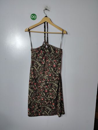 Floral Halter Neck Dress