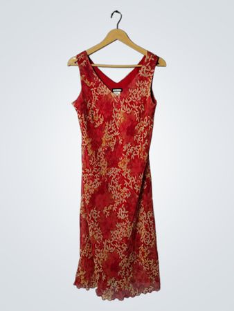 bekere Floral Red Dress