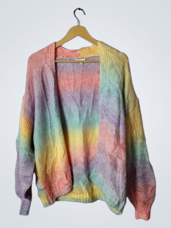 debut Rainbow Tie-Dye Sweater