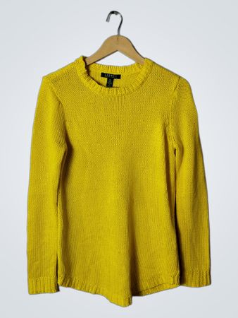 Ralph Lauren Yellow Knit Sweater