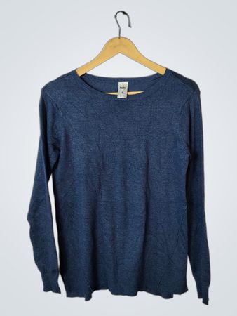 Blue Long-Sleeve Sweater