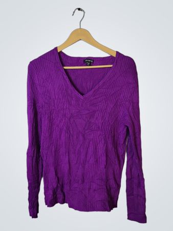 Purple Long-Sleeve Sweater