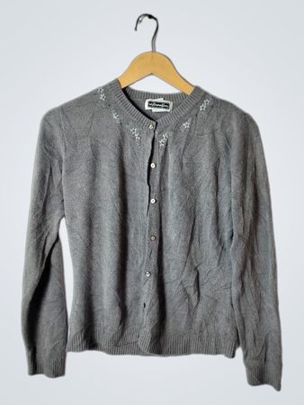 Xhilaration Gray Knit Cardigan