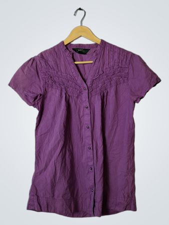 Woolrich Purple Short Sleeve Shirt