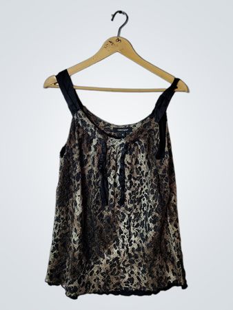 Karen Kane Animal Print Blouse