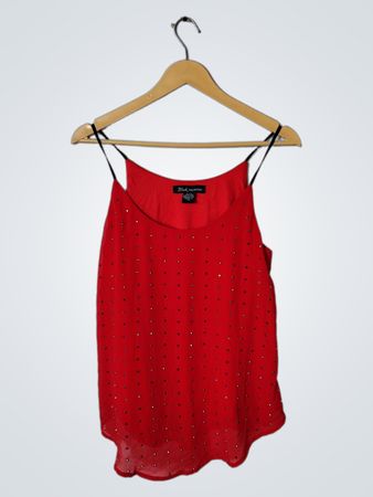 Red Embellished Top