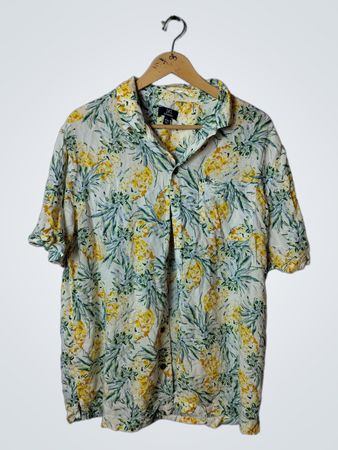 George Pineapple Print Short Sleeve Shirt