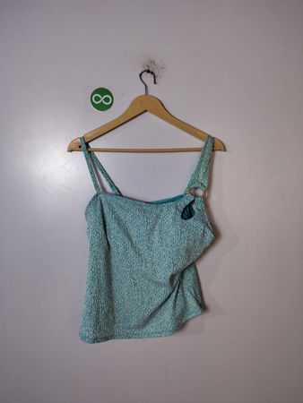 Blue and White Top