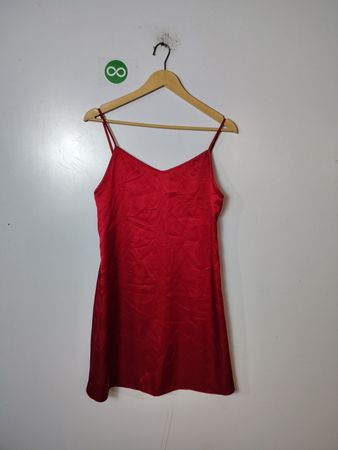 Red Spaghetti Strap Dress