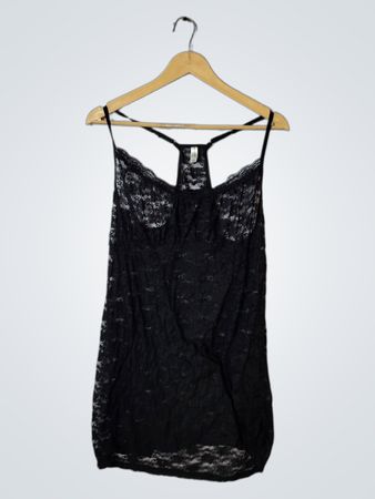George Black Lace Cami Top