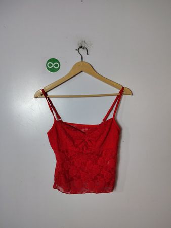 Red Lace Top