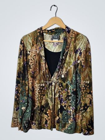 Southern Lady Printed Blouse