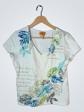 Ruby Rd. Women's Floral Short Sleeve Top